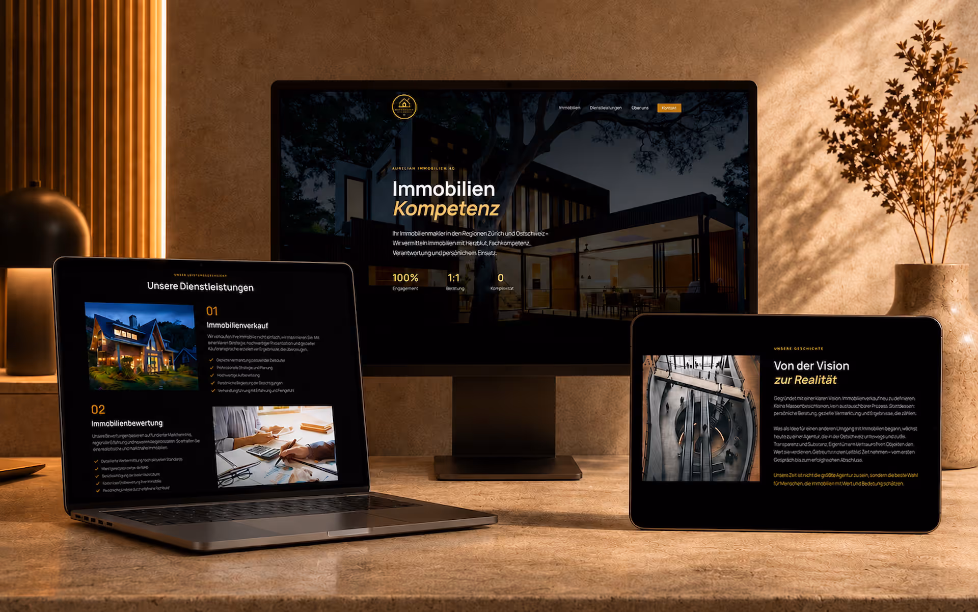 Landing Page Aurelian