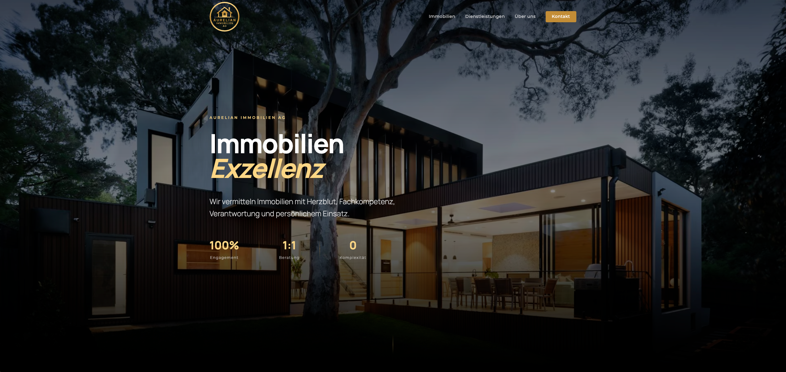 Aurelian Immobilien AG – Firmen-Website