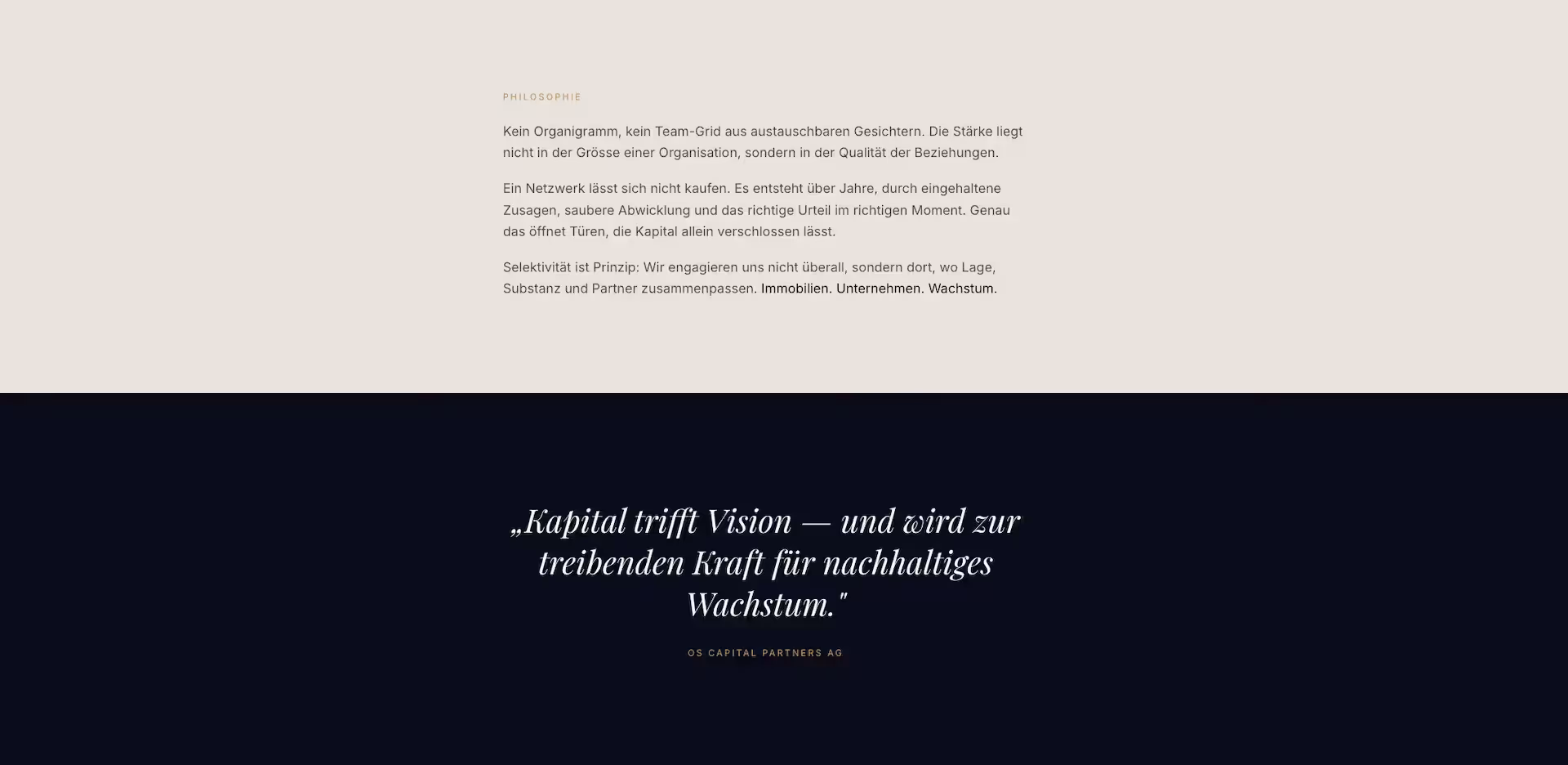 OS Capital Partners AG – Detail 2