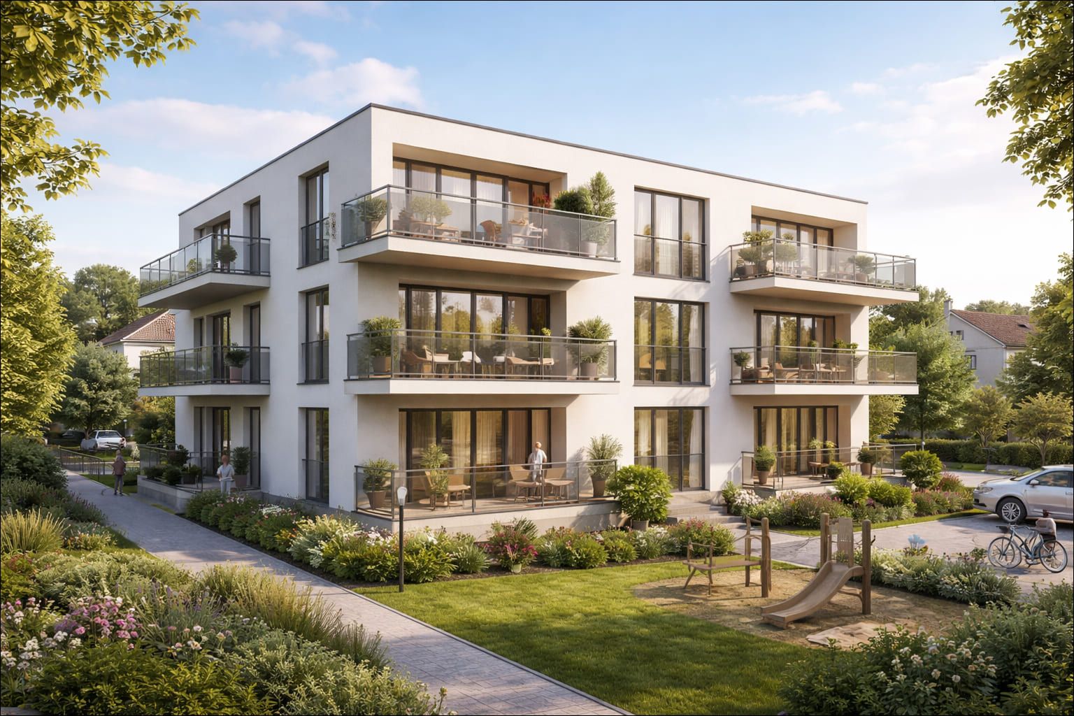 Digitaler Belegungsplan – interaktive Wohnungsübersicht mit 3D-Rendering