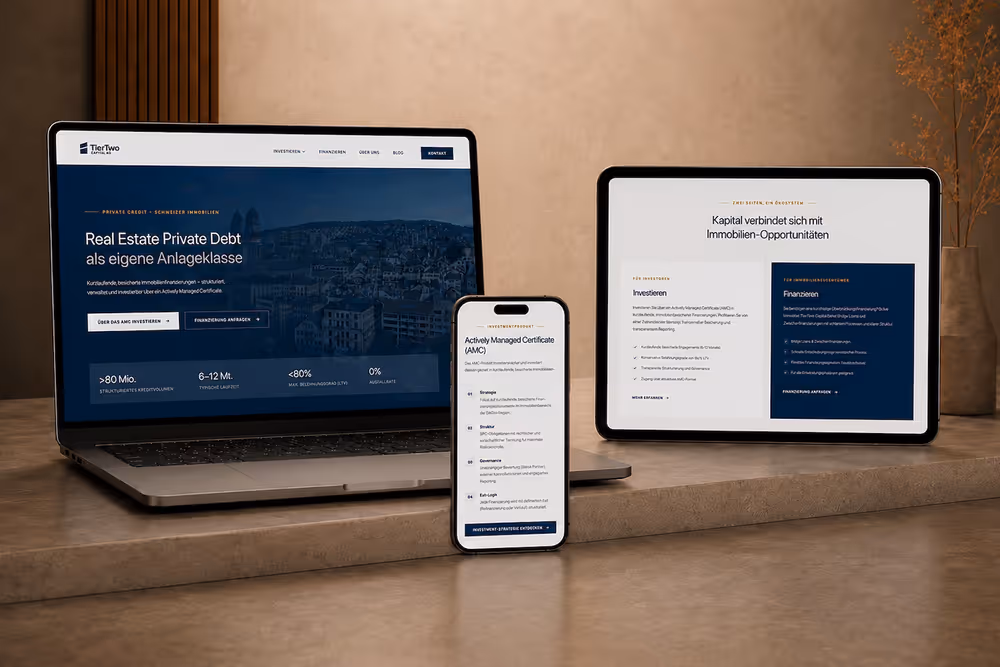 TierTwo Capital AG – Firmen-Website