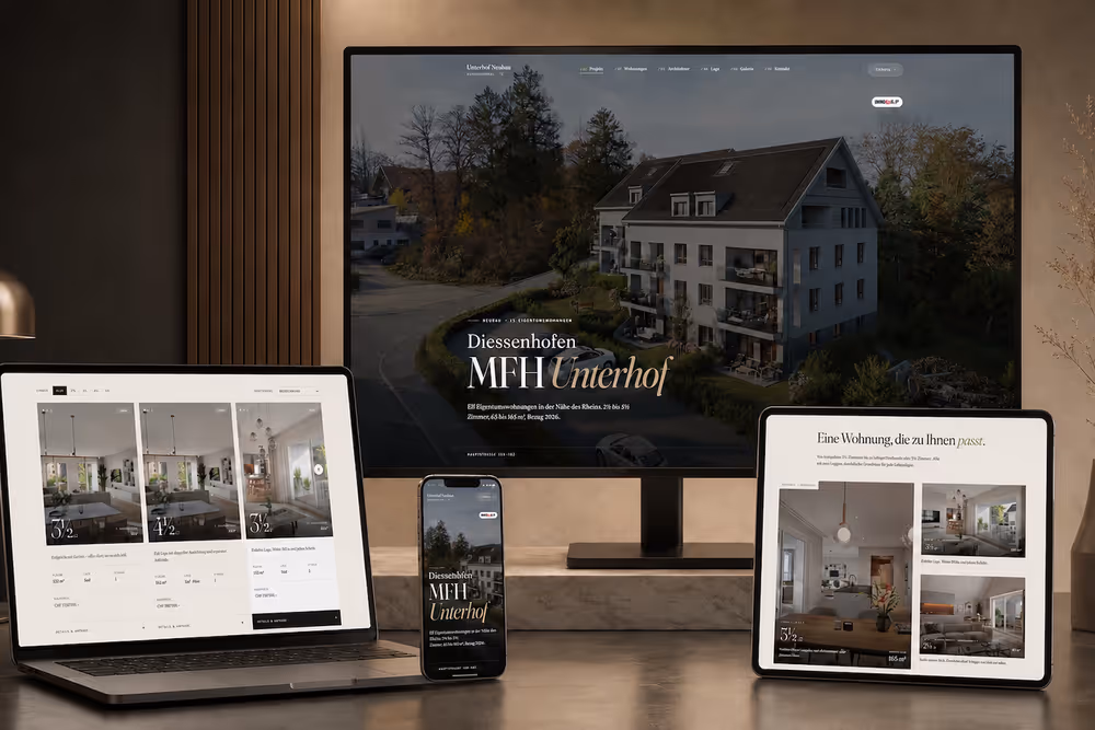 MFH Unterhof – Projekt-Website