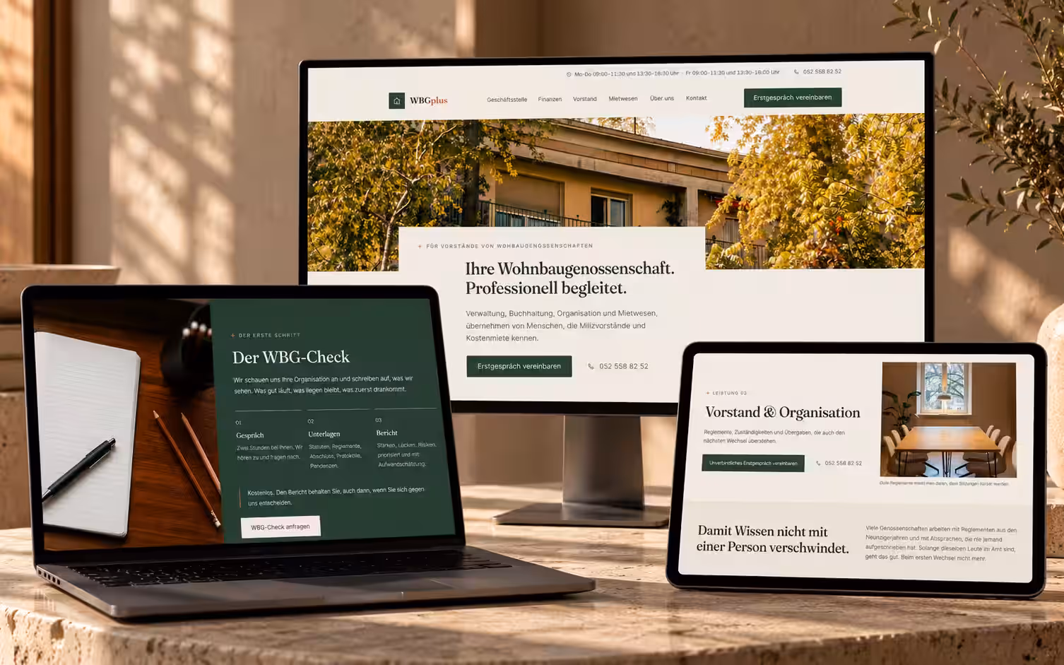 WBGplus – Firmen-Website · Verwaltung