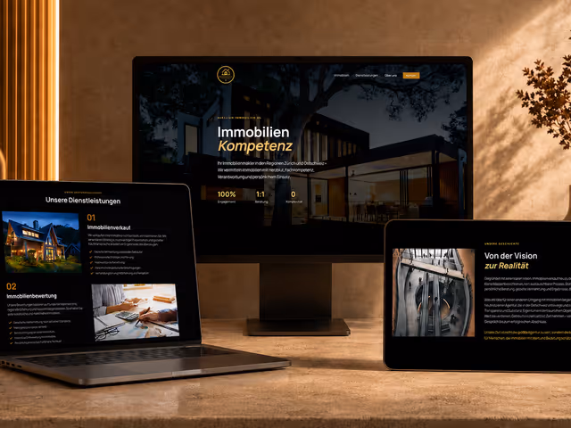 Aurelian Immobilien AG – Firmen-Website · Branding