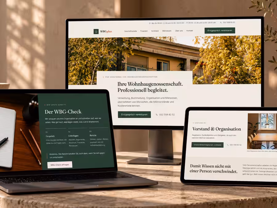 WBGplus – Firmen-Website · Verwaltung