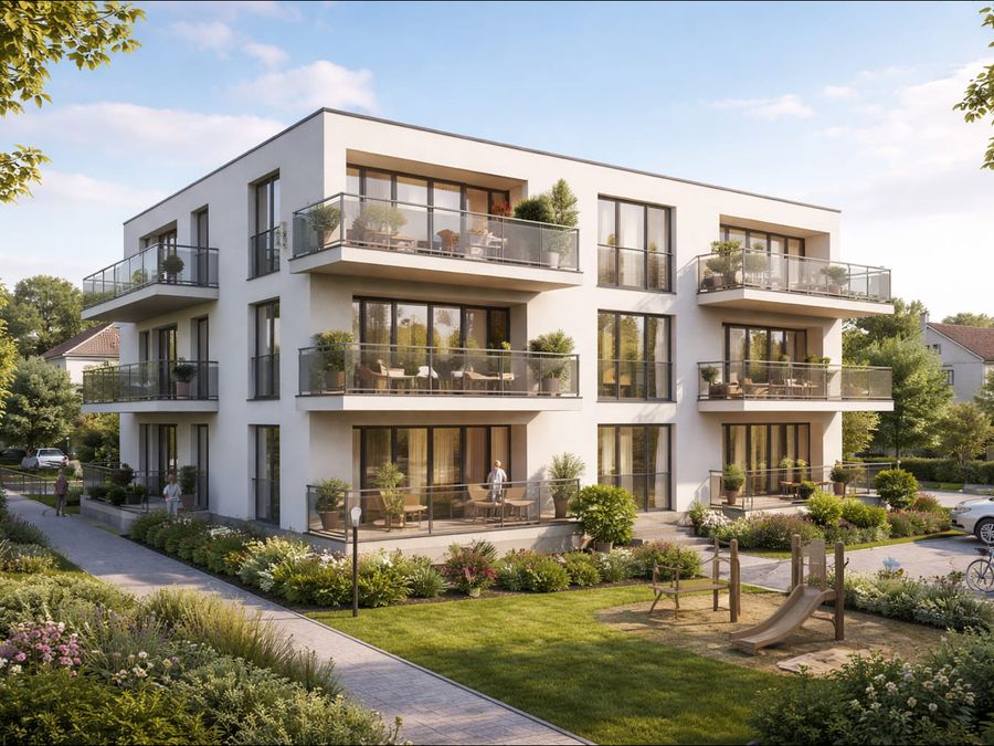 Digitaler Belegungsplan – interaktive Wohnungsübersicht mit 3D-Rendering